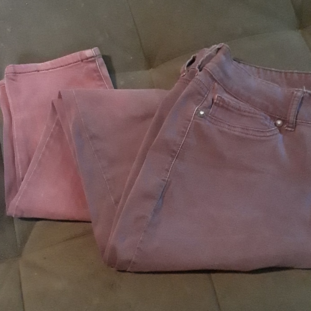 jeggings, dusty rose ombre